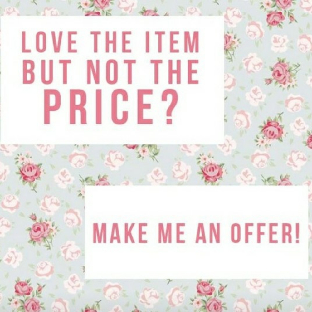 Reasonable offers welcome!